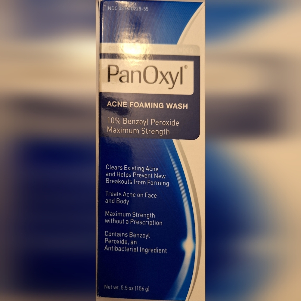 Brand New PanOxyl acne foaming wash